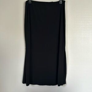 Valerie Stevens Black Long Skirt Size XL